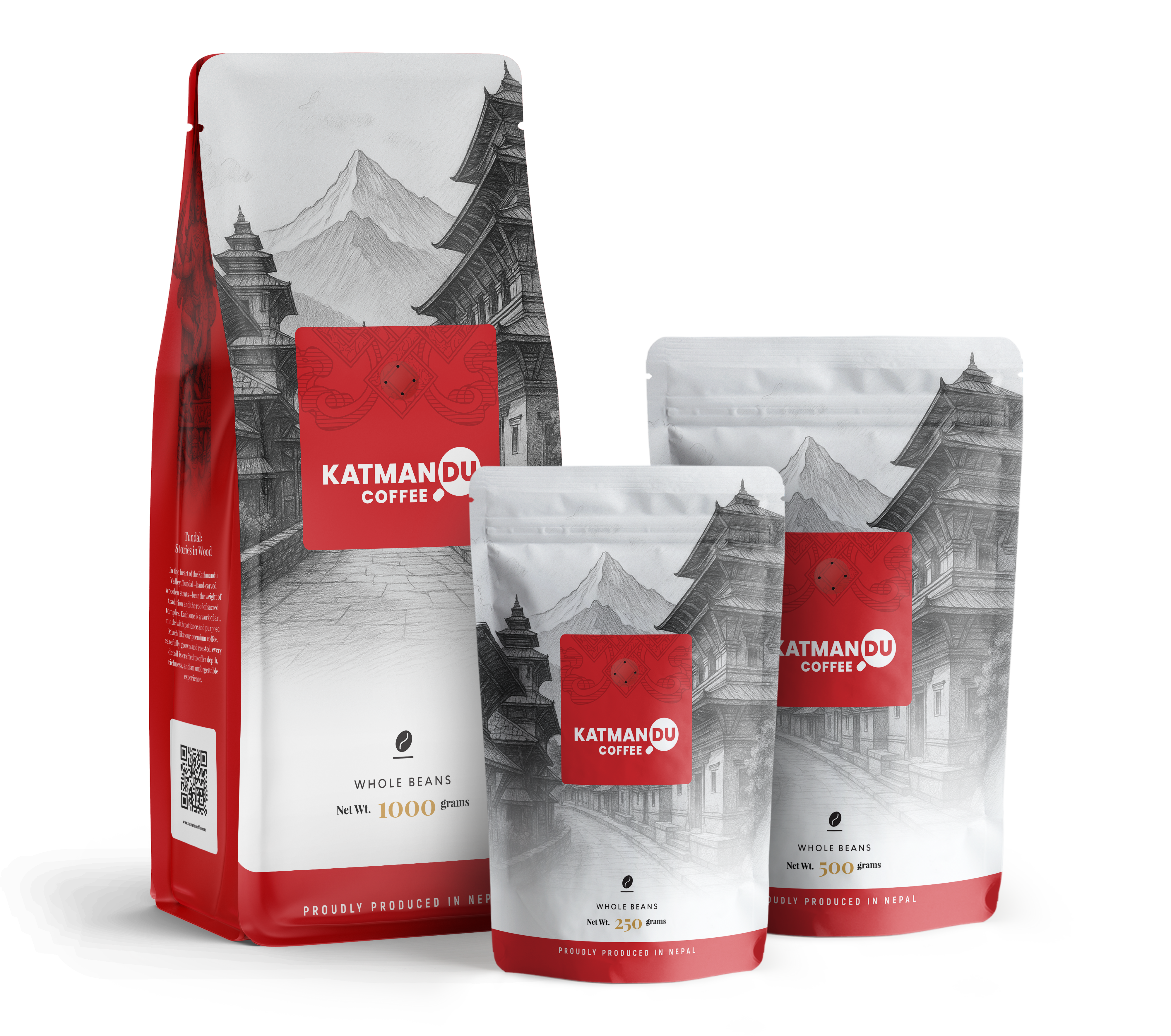 Katmandu Coffee Signature Packaging